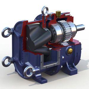 Can rubber rotary lobe pumps be used instead of long shaft submersible pumps for oily sewage?